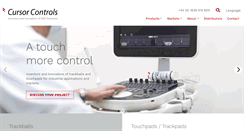 Desktop Screenshot of cursorcontrols.com